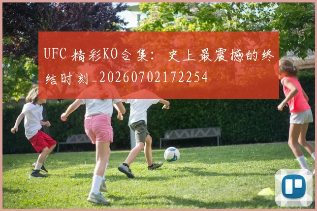 UFC 精彩KO合集:史上最震撼的终结时刻_20260702172254